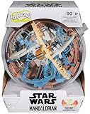 Perplexus – Star Wars, The Mandalorian, 3D-Kugellabyrinth mit 80 Hindernissen aus dem Star Wars Universum, mit Drehknopf, interaktives Spielzeug, für Kinder ab 8 Jahren, Fan-Artikel
