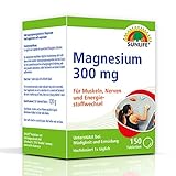 SUNLIFE Magnesium Tabletten 300mg: für starke Muskeln, Nerven & Knochen Nahrungsergänzungsmittel, 150 Tbl.