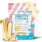 OFFSET Nutrition Abnehm Shake Bananarama [nur 208 KCAL pro Shake] - 28 Portionen | Mahlzeitersatz | Diät Shake mit 24 Vitaminen & Mineralien | Glutenfreie Trinkmahlzeit