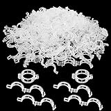 200 Stück Pflanzenclips, Pflanzenstützen für den Garten, Rankhilfen für Kletterpflanzen Pflanzenklammern, Rankpflanzen Tomatenhaken Rankhilfe Tomaten Gurken Rankhilfe Klammern für Pflanzen