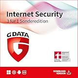 G DATA Internet Security 3 für 1 Sonderversion |3 Geräte - 1 Jahr | Antivirus für PC, Mac, Android, iOS | Made in Germany | zukünftige Updates inklusive | Aktivierungscode per Email