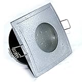 230V / 12V Aqua Square LED Badstrahler IP65, eckig chrom