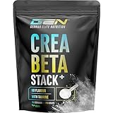 Creatin Beta Alanin Stack - 750g Pulver - Creatin Monohydrat + Beta Alanin + L-Taurin - Hochwertiges Mikronisiertes Kreatin - optimal hochdosiert, vegan