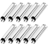 KOCKSHION 10Stücke Teiliges aus Cremetütenformen für Croissants Wiederverwendbare Röhrenförmige Backformen für Desserts und Appetithäppchen zum Backen und Füllen