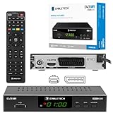 Cabletech Tuner DVB-T2 HEVC H.265 Auflösung 1920x1080 px Programmierung Aufnahme Automatische Kanalsuche RAM 512 Mb DDR3
