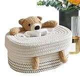 Dekorative Box – Aufbewahrungsbox aus Stoff zur Aufbewahrung von Papier | Heimdekoration | Stoffspender leicht