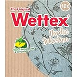 Wettex The Original schwedische Geschirrtücher für die Küche, 10 Stück, super saugfähige Schwämme, Küchen-Geschirrtuch, ersetzt Papierhandtücher, Moderne, Limitierte Auflage