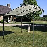 vidaXL Pavillon Cremeweiß Gartenpavillon Überdachung Partyzelt Pergola Garten