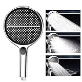 Passable Duschbrause – verstellbarer Sprühkopf, für den Komfort des Badezimmers, Hochdruck-Wasser-Backup-Funktion, einfach zu installieren, Bad-Zubehör