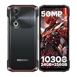 DOOGEE Blade10 Power Outdoor Handy Ohne Vertrag Android 14-10300mAh, 24GB+256GB/TF 2TB Outdoor Smartphone Wasserdicht, 50MP AI Kamera, 6.6 Zoll baustellenhandy, Drei Kartenfächer/ IP68/NFC/GPS/Face ID