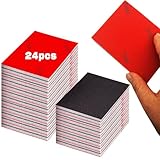 YFLeomry Schleifschwamm Set 24 Stück Schleifschwämme Körnung P180-P4000 Schleifblock Nassschleifschwamm Schleifpad Nass Trocken Schleifpapier für Holz Metall Farbe Möbel Polieren Modellbau