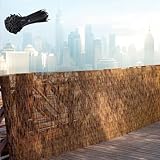 Natürlicher Bambus-Zaun-Rolle, 6 bis 180 cm, dekorativer Sichtschutzzaun für den Außenbereich, umweltfreundlicher Bambus-Sichtschutz (60 x 4,2 m)