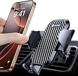 andobil Handyhalterung Auto Lüftung [2025 Neueste Lüftungsclip] Kfz Handy Halterung [100% Sicherer Griff ] 360° Drehbar Autohalterung Zubehör für iPhone 17 Pro Max Air 16 15 14 13 12 Galaxy S25 Ultra