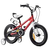 RoyalBaby Kinderfahrrad Mädchen Junge Freestyle BMX Fahrrad Kids Kinderfahrrad 12 Zoll Rot
