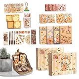 Schul-Accessoires,Süße Schulutensilien - Set mit Bleistiftetui Tiere,Zum Schreiben und Zeichnen für Kinder, und Lehrer zum Geburtstag und