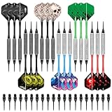 CyeeLife Dartpfeile mit kunststoffspitze,18 Stück Soft Darts Pfeile Set für elektronische dartscheibe,Profi Softdarts dartpfeil