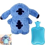 SkyJoy®wärmflasche kinder, weiche Plüsch Wärmflasche mit abnehmbarem Innenfutter, Handwärmer für Kinder und Erwachsene，wärmeflasche，wärmflasche tier，wärmflasche fashy，wärmflasche flauschig