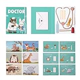 Kinder-Arztkoffer | Spielarzt-Set Für Kleinkinder - Kinderkrankenhaus-Kostümzubehör für Mädchen Kindergarten Vorschule