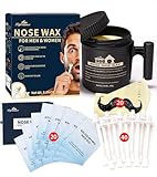 Lifestance Nasenwachs-Set für Männer | 150g Wachs | Nasenhaarwachs-Set mit großer Kapazität und 40 Applikatoren, 20–25 Anwendungen | Nasenwachs-Set für Frauen
