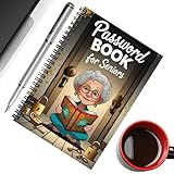 Spiralblock - Spiralgebundenes Notizbuch Mit Cartoon Seniorenmuster - 72 Seiten Planer für Arbeit, Recht, Feldnotizen, Erwachsene, Klassenzimmer, Forschung, Studieren, Journaling, Lehrer und