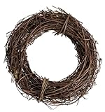 NaDeco Clematis-Kranz in Natur, Durchmesser ca. 15cm | Deko-Kranz | Naturkranz | Rebenkranz | Weidenkranz | Türkranz | Waldrebe | | Osternest | Osterdeko | Naturdeko