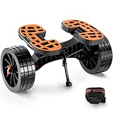 VEVOR Kajakwagen Kanuwagen 655x305x310mm bis 145kg belastbar Doppelgurt-Design Zubehör für Bootswagen Kajak Kanu Transportwagen Trolley Surfwagen Bootstrailer Faltboot
