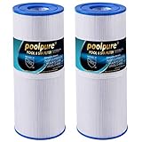 POOLPURE 2 stück Spa Filter Hot Tub Filter Ersatz für Pleatco PRB50-IN, PRB501N, Unicel C-4950, Filbur FC-2390, 50 m² Spa-Filterpatrone 5 x 13 (rechnung vorhanden)