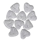 VOSAREA 30 Stücke Pailletten Herzform Teelicht Kerzen Romantische Mini Liebe Kerze Dekoration