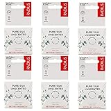 RADIUS Natürliche geruchlose Zahnseide, 30 m, kompostierbar, ungiftig, Mundpflege, entwickelt, um Plaque zu bekämpfen, klar, 6 Stück