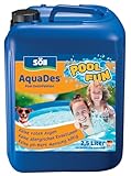 Söll 81456 AquaDes 2,5 l - Pool-Desinfektion, Poolreinigung, Wasserpflege gegen Bakterien und Keime, Desinfektionmittel für Pool Planschbecken Schwimmbecken Kinderpool
