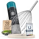 Die entspannende Kopfmassage Spinne mit 28 Fingern von Edelfeld [VERBESSERTE VERSION 2025] -Kopfmassagegerät mit Auslegern auf 2 Ebenen - Kopfkrauler mit Wohlfühl-Noppen - Massagespinne als Geschenk