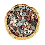 MEETOZ Mix Gartenbau Lavastein Kieselsteine, dekorative Landschaftsgestaltung, Gritty Rocks, Bimsstein-Blumenerde, Zusatzstoff für Sukkulenten, Kaktus-Bonsai, Vasenfüller, Terrarium, Feengarten, 1 kg
