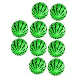 BESTonZON 10 Stück Teiliges Aufblasbares Wasserspielzeug Wassermelonenform Bälle Bunte Strand Poolbälle für Erwachsene für Outdoor Spiel und Wasserspaß