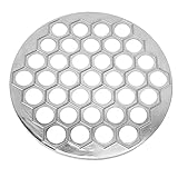 Russische Knödelmaschine aus Aluminium für Pelmeni, Fleischknödelmaschine mit 37 Löchern, Silberfarben, Einfach zu Verwendende Knödel für Hausgemachte Russische Ravioli (SILVER)