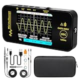 BSIDE OT3 Handheld Digital Oszilloskop Klein Mini 10MHz Bandbreite 48MSa/s Abtastung Tragbares Oszilloskop Wiederaufladbar Ultraschlank mit 3.2 Zoll Full View Farb-LCD für KFZ Audio Elektronik