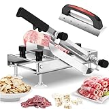 BAOSHISHAN Handheld Gefrorener Fleischschneider Manueller Fleischschneider Meat Slicer Manuell mit einer Ersatzklinge für gefrorenes Fleisch, hartes Gemüse Obst (0.1-1.5cm Schnittstärke)