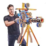 X-Shot Insanity 4 Blaster Mad Mania Combo - Motorized Clip Mania + Berzerko + Rage Fire + Manic Blaster