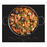 Cecotec Bolero Squad I 4700 TitanicZone Induktionskochfeld, 4 Kochzonen, Leistung 7400 W, 9 Leistungsstufen, KidBlock, automatische Abschaltung, Touch Slider Control, TitanicZone, 2 Flexzonen