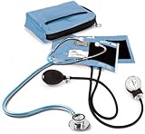 NCD Medical/Prestige Medical Set mit Aneroid-Manometer und Doppelkopf-Stethoskop, Hellblau