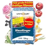 versando 10kg Blaudünger bis 150m²: NPK-Dünger für Obst Gemüse & kräftige Pflanzen mit Langzeitwirkung - Premium Qualität
