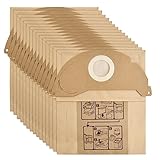 Cozlly 15 Stück Staubsaugerbeutel für Karcher 6.959-130.0, Papier Filtertüten Papierfilterbeutel Staubsaugertüten Staubbeutel für Kärcher Nass Trockensauger WD2 MV2 A2201/2204/2504