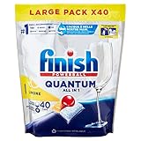 Finish Quantum All in One Lemon Geschirrspültabs, 40 Waschgänge, 416 g