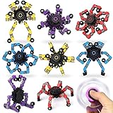 9PCS Roboter Fidget Spinner Spielzeug für Kinder Erwachsene, DIY Verformbare Fingerspitze Gyro Hand Finger Spinning Schreibtisch Spielzeug, Geburtstag Geschenk Klassenzimmer Preise Party Gunst