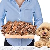 Rinderschlund Kausnacks für Hunde 1kg (ca. 43–48 Stück) | natürliche Rindfleisch-Leckerlis | Single Protein | ohne Rohhaut | proteinreich | Flache Streifen aus Rinderschlund