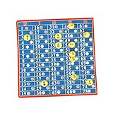 DIKACA 1 Stück Bingo-Spielautomat für kinderspielzeug Kinderzimmer Dekoration kinderparty mitgebsel Fantasie Bingo trinkspiel Children Toys kinderknallzeug Blue