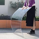 Dtyubfg Transparente Polycarbonat-Dachplatte,Klare Acryl-Kunststoffplatte,Gewächshausplatte,Wetterfest Stegplatten Ersatzplatten für Außenbereich Garten Terrassen Balkon - biegbar und schneidbar