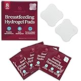 Nurse & Nourish Hydrogel-Pads zur Unterstützung von Stillkater – sofortige Linderung von Brustwarzengel-beruhigenden Pads – einfach anzubringende Gel-Nippel-Pads zum Stillen – wiederverwendbare
