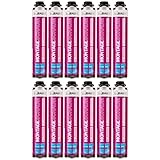 12x dubaust MSP24 Bauschaum Montageschaum Pistolenschaum 750ml Kombisets PU Füllschaum Dämmschaum hohe Schalldämmung Wärmedämmung Isolierend B2 750ml