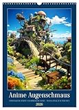 Anime Augenschmaus (Wandkalender 2026 DIN A3 hoch), CALVENDO Monatskalender