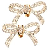 CLISPEED 1 Paar Dekorative Schuhclips mit Abnehmbaren Strass Schnallen für Hochzeiten und Partys Schuhschmuck Accessoires für Frauen Geeignet für High Heels und Sandalen